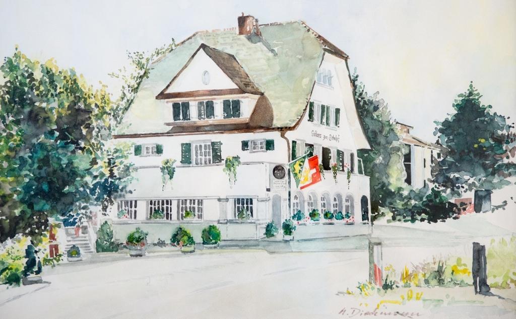 Gasthaus Zum Bahnhof Berg Bagian luar foto